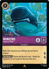 Monstro - Infamous Whale - 64/204 - Rare